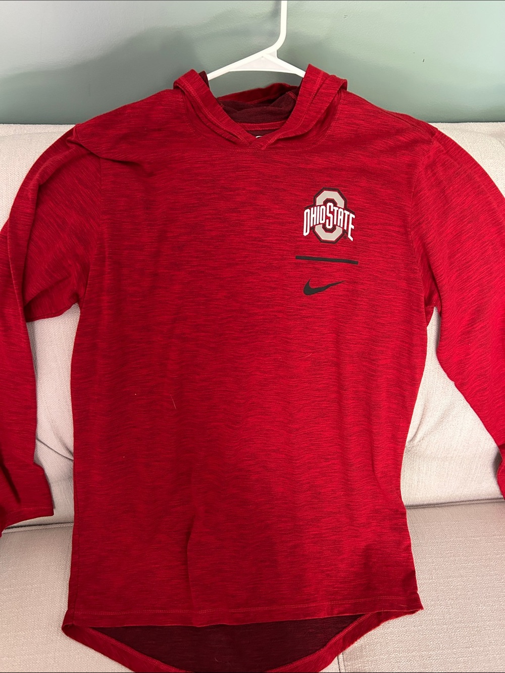 Nike Red Ohio State Crewneck Sweater